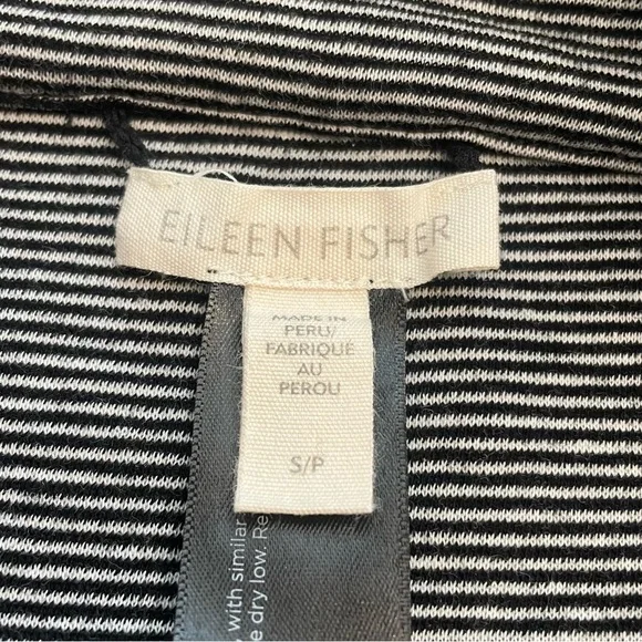 Eileen Fisher Doubleknit Organic Cotton Reversible Mock Neck Top - Picture 11 of 13